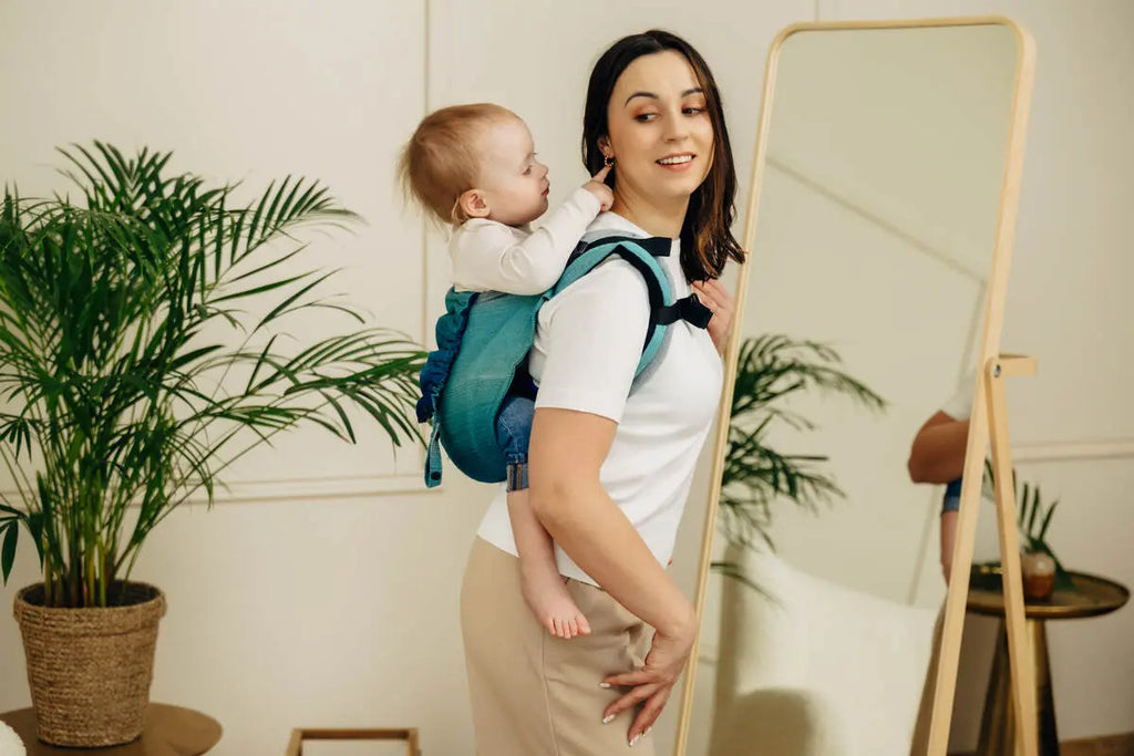 Lenny Buckle Onbuhimo PRO baby carrier, broken-twill weave (100% cotton) - AIRGLOW - Woven Baby Preschool   buckle_onbu_pro_carriers    #