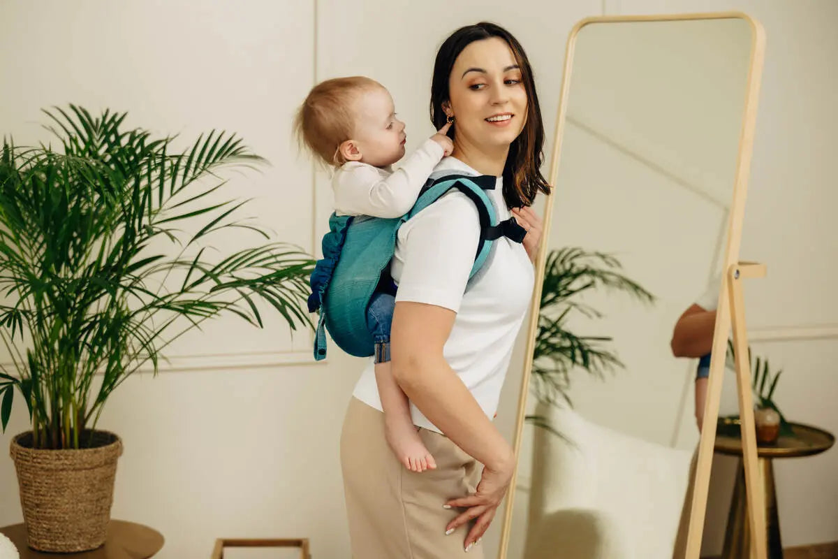 Lenny Buckle Onbuhimo PRO baby carrier, broken-twill weave (100% cotton) - AIRGLOW - Woven Baby Preschool   buckle_onbu_pro_carriers    #