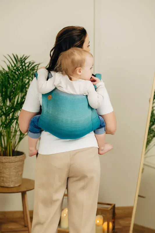 Lenny Buckle Onbuhimo PRO baby carrier, broken-twill weave (100% cotton) - AIRGLOW - Woven Baby Preschool   buckle_onbu_pro_carriers    #