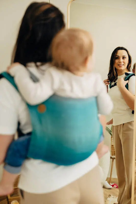 Lenny Buckle Onbuhimo PRO baby carrier, broken-twill weave (100% cotton) - AIRGLOW - Woven Baby Preschool   buckle_onbu_pro_carriers    #