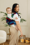 Lenny Buckle Onbuhimo PRO baby carrier, broken-twill weave (100% cotton) - CAROUSEL OF COLORS