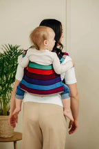 Lenny Buckle Onbuhimo PRO baby carrier, broken-twill weave (100% cotton) - CAROUSEL OF COLORS - Woven Baby Standard   buckle_onbu_pro_carriers    #
