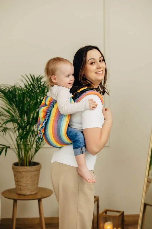 Lenny Buckle Onbuhimo PRO baby carrier, broken-twill weave (100% cotton) - LUNA - Woven Baby Standard   buckle_onbu_pro_carriers    #