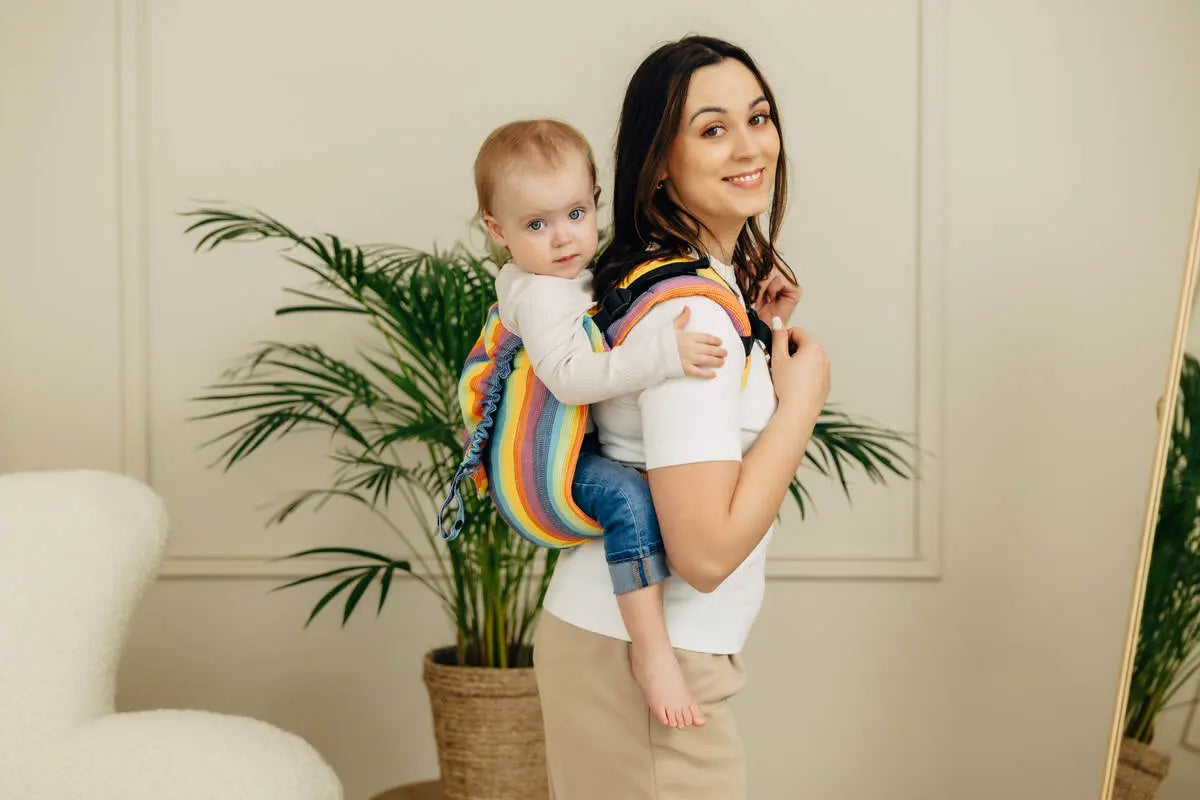 Lenny Buckle Onbuhimo PRO baby carrier, broken-twill weave (100% cotton) - LUNA - Woven Baby Size - Standard-Size - Toddler   buckle_onbu_pro_carriers    #