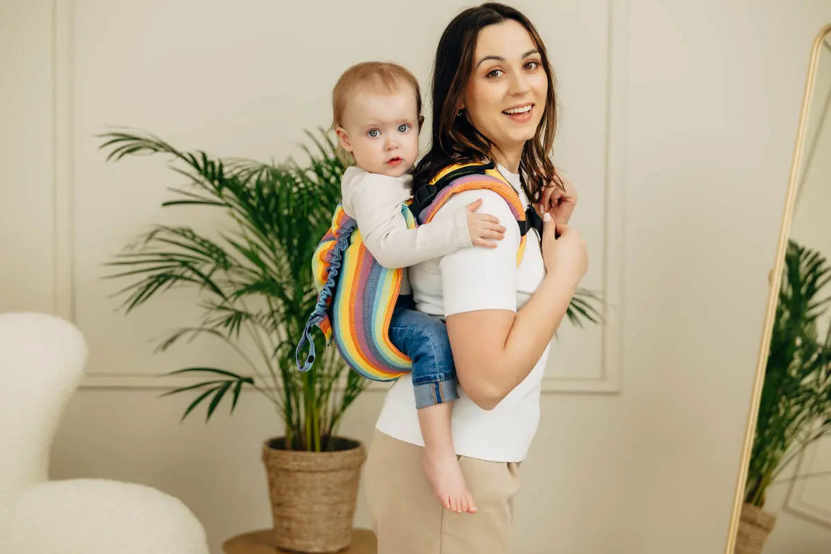Lenny Buckle Onbuhimo PRO baby carrier, broken-twill weave (100% cotton) - LUNA - Woven Baby Size - Standard-Size - Toddler   buckle_onbu_pro_carriers    #