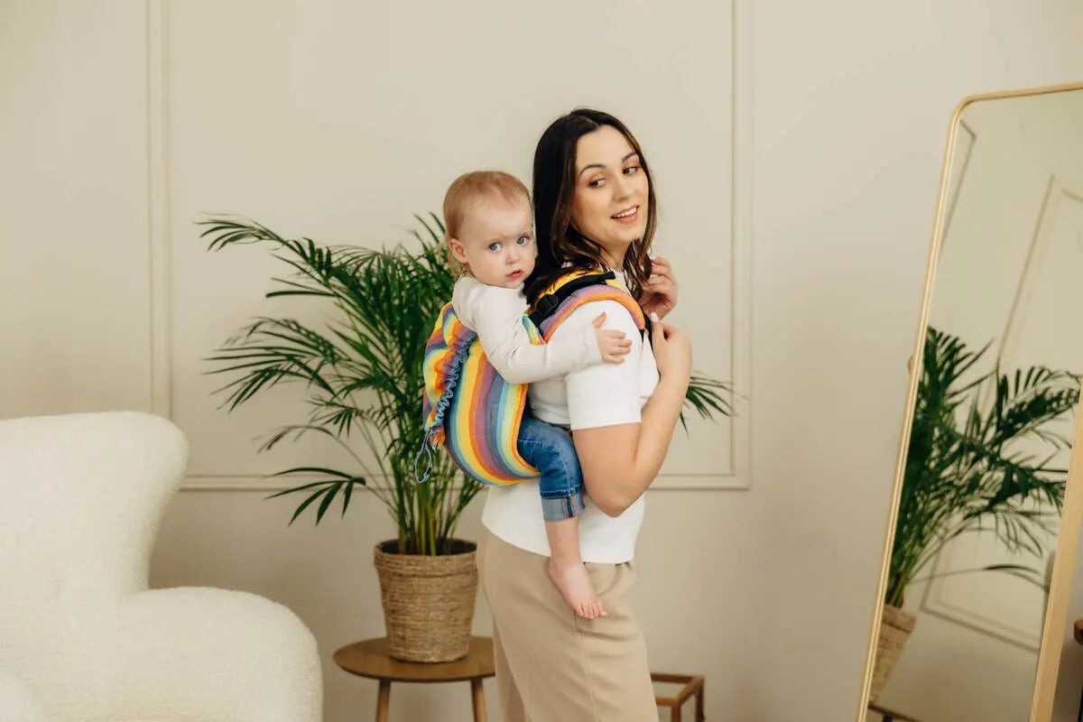 Lenny Buckle Onbuhimo PRO baby carrier, broken-twill weave (100% cotton) - LUNA - Woven Baby Size - Standard-Size - Toddler   buckle_onbu_pro_carriers    #