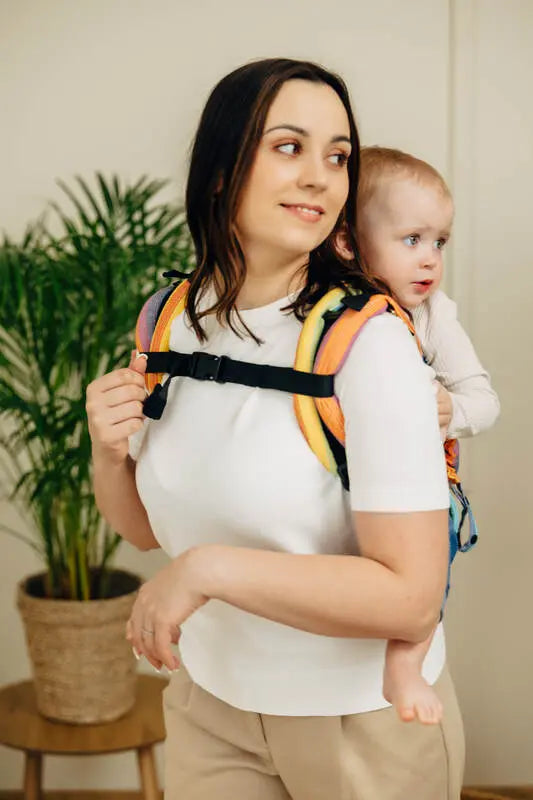 Lenny Buckle Onbuhimo PRO baby carrier, broken-twill weave (100% cotton) - LUNA - Woven Baby Standard   buckle_onbu_pro_carriers    #