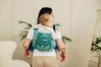 Lenny Buckle Onbuhimo PRO baby carrier, herringbone weave (100% cotton) - LITTLE HERRINGBONE OMBRE GREEN - Woven Baby Preschool   buckle_onbu_pro_carriers    #