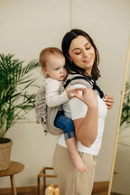 Lenny Buckle Onbuhimo PRO baby carrier, broken-twill weave (100% cotton) - PEANUT BUTTER - Woven Baby Standard   buckle_onbu_pro_carriers    #