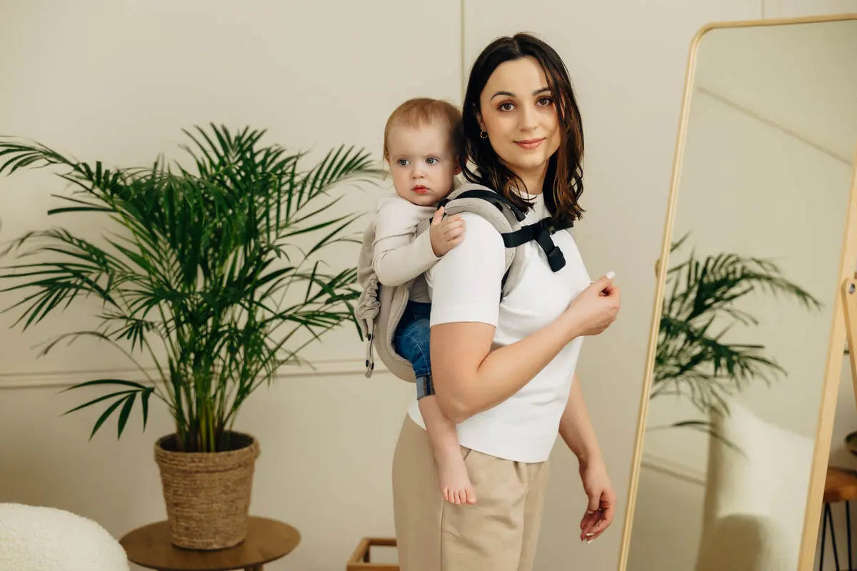 Lenny Buckle Onbuhimo PRO baby carrier, broken-twill weave (100% cotton) - PEANUT BUTTER - Woven Baby Size - Standard-Size - Toddler   buckle_onbu_pro_carriers    #