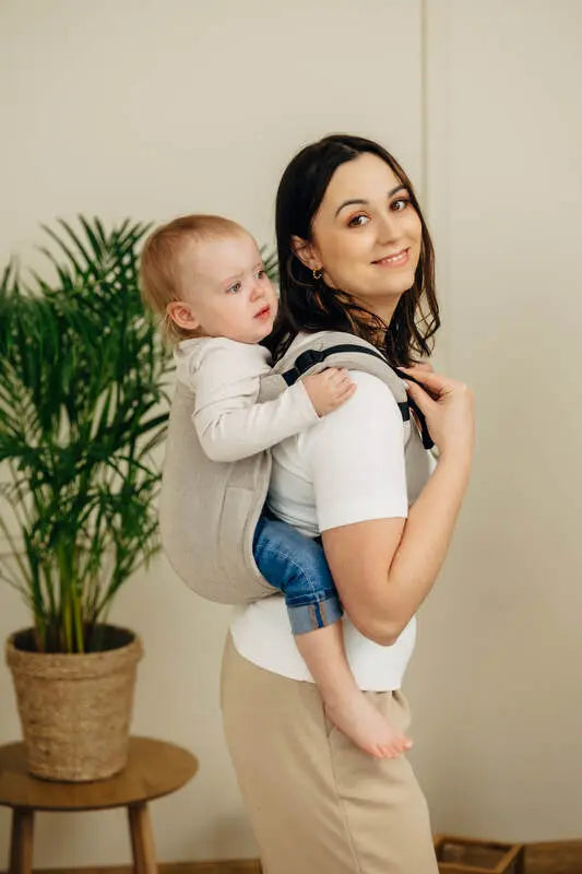 Lenny Buckle Onbuhimo PRO baby carrier, broken-twill weave (100% cotton) - PEANUT BUTTER - Woven Baby Standard   buckle_onbu_pro_carriers    #