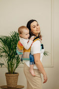Lenny Buckle Onbuhimo PRO baby carrier, broken-twill weave (100% cotton) - PASTELS