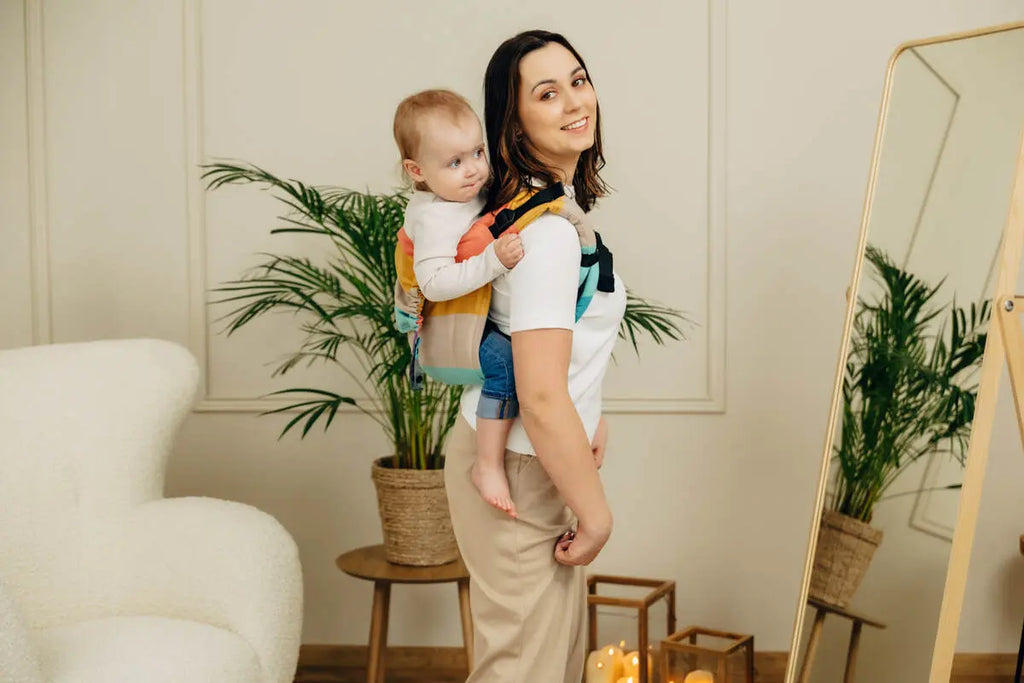 Lenny Buckle Onbuhimo PRO baby carrier, broken-twill weave (100% cotton) - PASTELS - Woven Baby Standard   buckle_onbu_pro_carriers    #