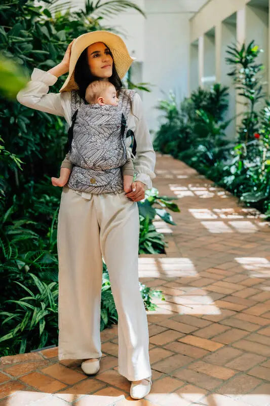 LennyLight Carrier, jacquard weave, 100% bamboo viscose - WILD SOUL - GAJUSZ - Woven Baby Size - Standard   lenny_light    #
