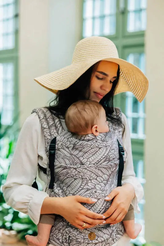 LennyLight Carrier, jacquard weave, 100% bamboo viscose - WILD SOUL - GAJUSZ - Woven Baby Size - Standard   lenny_light    #