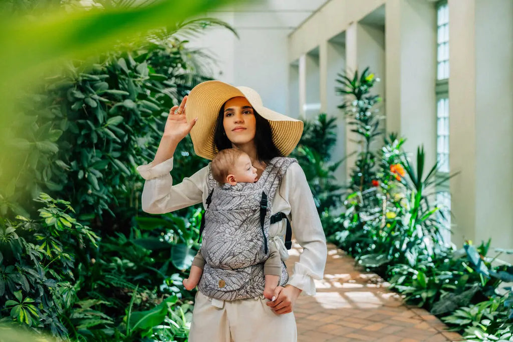 LennyLight Carrier, jacquard weave, 100% bamboo viscose - WILD SOUL - GAJUSZ - Woven Baby Standard   lenny_light    #
