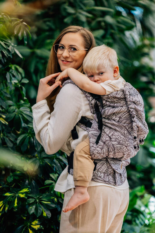 LennyPreschool Carrier, jacquard weave (100% bamboo viscose) - WILD SOUL - GAJUSZ