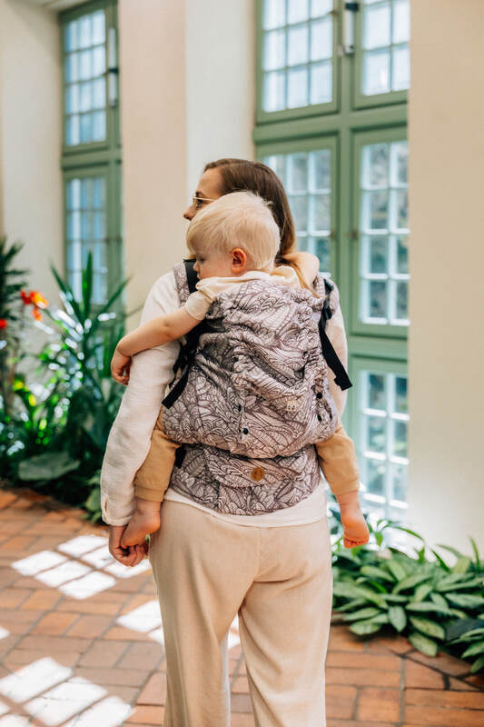 LennyPreschool Carrier, jacquard weave (100% bamboo viscose) - WILD SOUL - GAJUSZ - Woven Baby Size - Preschool   lenny_preschool    #