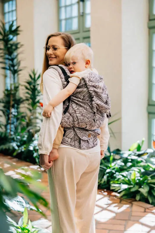 LennyPreschool Carrier, jacquard weave (100% bamboo viscose) - WILD SOUL - GAJUSZ - Woven Baby Preschool   lenny_preschool    #