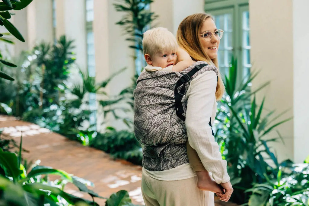 LennyPreschool Carrier, jacquard weave (100% bamboo viscose) - WILD SOUL - GAJUSZ - Woven Baby Preschool   lenny_preschool    #