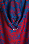 Ring Sling, Jacquard Weave (41% combed cotton, 21% merino wool, 21% cashmere, 17% mulberry silk) with gathered shoulder - EXPERIMENT no. 33 - standard 1.8m