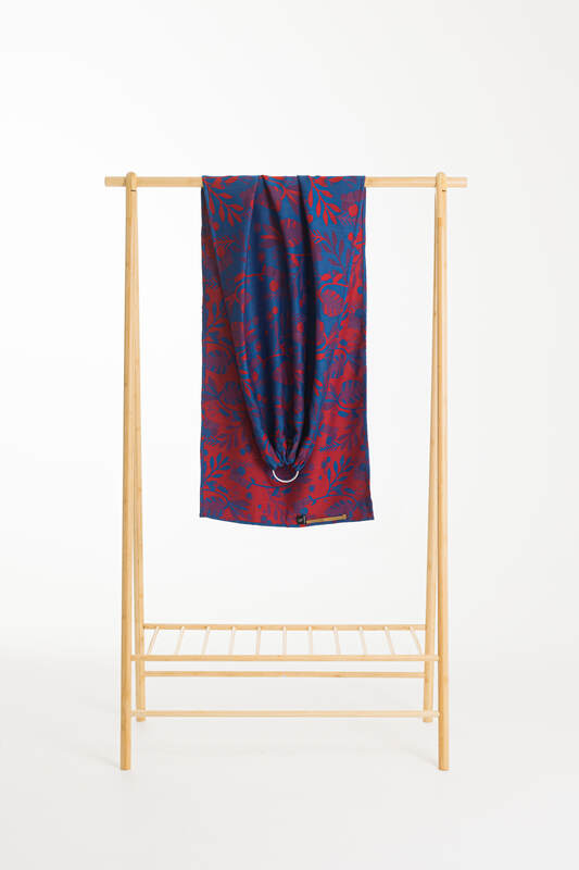 Ring Sling, Jacquard Weave (41% combed cotton, 21% merino wool, 21% cashmere, 17% mulberry silk) with gathered shoulder - EXPERIMENT no. 33 - standard 1.8m - Woven Baby Default Title   ring_slings    #