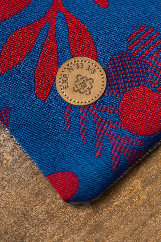 Ring Sling, Jacquard Weave (41% combed cotton, 21% merino wool, 21% cashmere, 17% mulberry silk) with gathered shoulder - EXPERIMENT no. 33 - standard 1.8m - Woven Baby Default Title   ring_slings    #