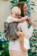Lenny Buckle Onbuhimo PRO baby carrier, jacquard weave (63% cotton, 37% silk) - SKETCHES OF NATURE - EPIC