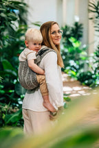 Lenny Buckle Onbuhimo PRO baby carrier, jacquard weave (63% cotton, 37% silk) - SKETCHES OF NATURE - EPIC - Woven Baby Standard   buckle_onbu_pro_carriers    #