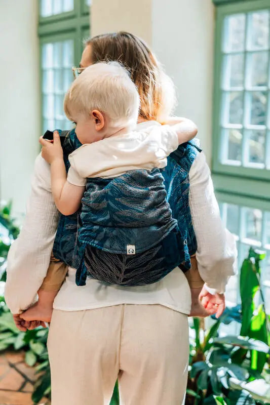 Lenny Buckle Onbuhimo PRO baby carrier, jacquard weave (54% cotton, 46% TENCEL™ Lyocell) - RAINFOREST - NOCTURNAL - Woven Baby Standard   buckle_onbu_pro_carriers    #