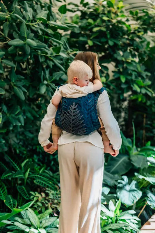 Lenny Buckle Onbuhimo PRO baby carrier, jacquard weave (54% cotton, 46% TENCEL™ Lyocell) - RAINFOREST - NOCTURNAL - Woven Baby Standard   buckle_onbu_pro_carriers    #