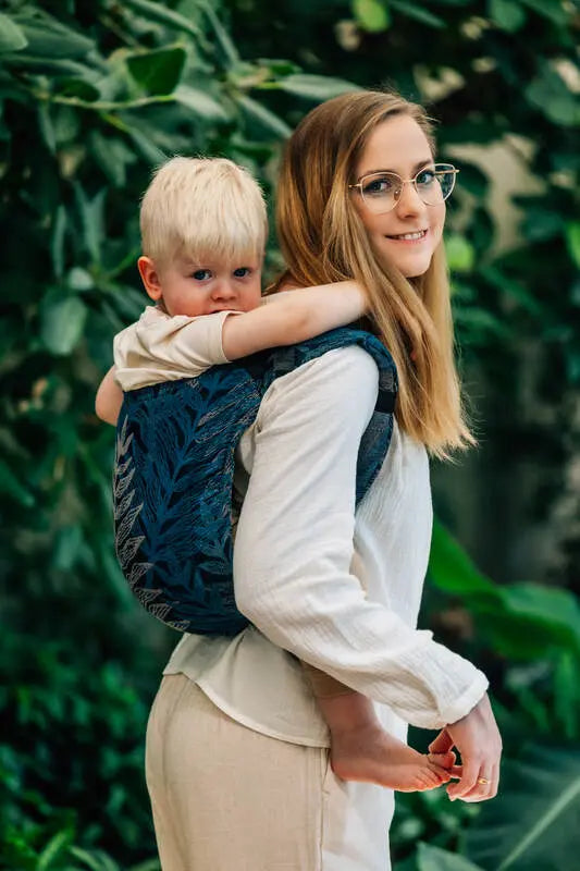 Lenny Buckle Onbuhimo PRO baby carrier, jacquard weave (54% cotton, 46% TENCEL™ Lyocell) - RAINFOREST - NOCTURNAL - Woven Baby Standard   buckle_onbu_pro_carriers    #
