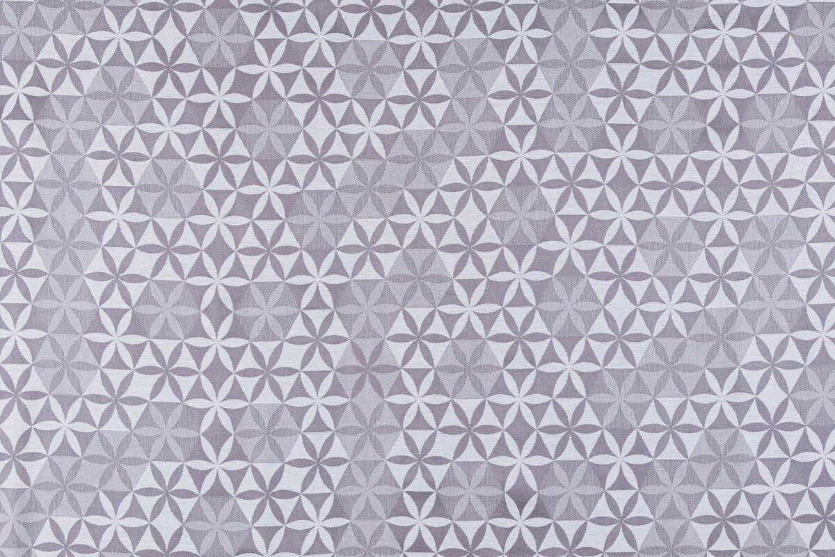 LennyLight Carrier, jacquard weave, (55% cotton, 45% TENCEL™ Lyocell) - HEXAFLOWERS - MIRROR (grade B) - Woven Baby Size - Standard   lenny_light    #