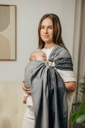 My First Ring Sling - HOWLITE - 100% Cotton - Broken Twill Weave -  with gathered shoulder - standard 1.8m