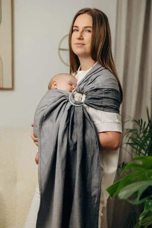 My First Ring Sling - HOWLITE - 100% Cotton - Broken Twill Weave -  with gathered shoulder - standard 1.8m (grade B) - Woven Baby Title - Default Title   ring_slings    #