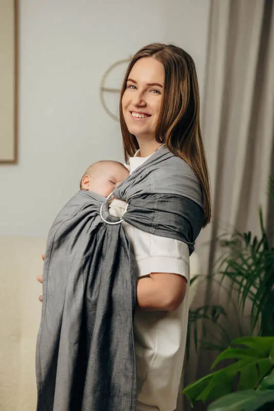 My First Ring Sling - HOWLITE - 100% Cotton - Broken Twill Weave -  with gathered shoulder - standard 1.8m (grade B) - Woven Baby Title - Default Title   ring_slings    #