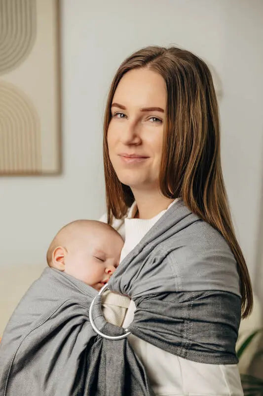 My First Ring Sling - HOWLITE - 100% Cotton - Broken Twill Weave -  with gathered shoulder - standard 1.8m (grade B) - Woven Baby Title - Default Title   ring_slings    #