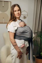 My First Ring Sling - HOWLITE - 100% Cotton - Broken Twill Weave -  with gathered shoulder - standard 1.8m - Woven Baby    ring_slings    #