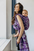 Baby Wrap, Jacquard Weave (39% merino wool, 28% combed cotton, 23% linen, 10% tussah silk) - EXPERIMENT no. 35