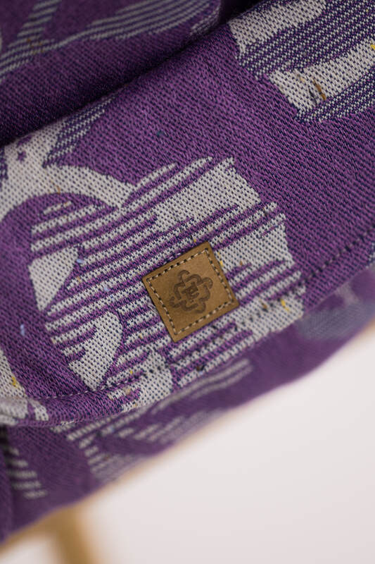 LennyLight Carrier, jacquard weave (39% merino wool, 28% combed cotton, 23% linen, 10% tussah silk) - EXPERIMENT no. 35 - Woven Baby Standard   lenny_light    #