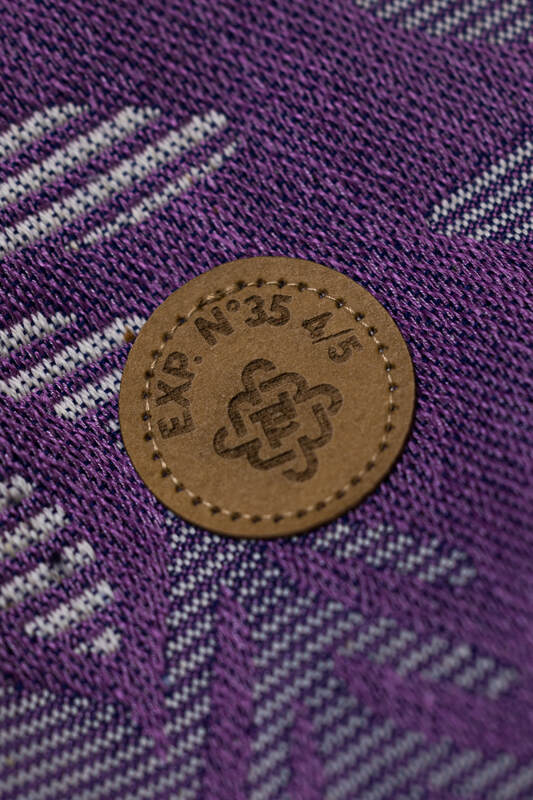 LennyLight Carrier, jacquard weave (39% merino wool, 28% combed cotton, 23% linen, 10% tussah silk) - EXPERIMENT no. 35 - Woven Baby Standard   lenny_light    #