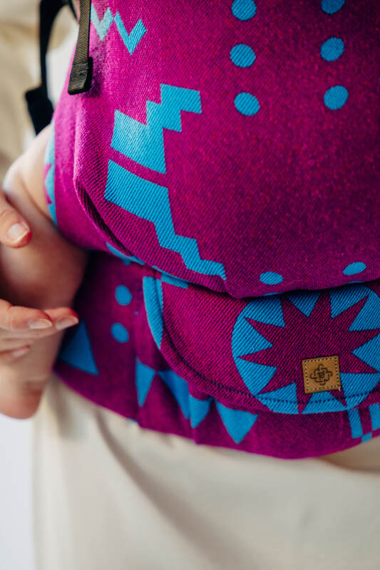 LennyLight Carrier, jacquard weave (56% merino wool, 27% combed cotton, 17% noil silk) - EXPERIMENT no. 36 - Woven Baby Standard   lenny_light    #
