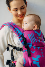 LennyLight Carrier, jacquard weave (56% merino wool, 27% combed cotton, 17% noil silk) - EXPERIMENT no. 36 - Woven Baby Standard   lenny_light    #