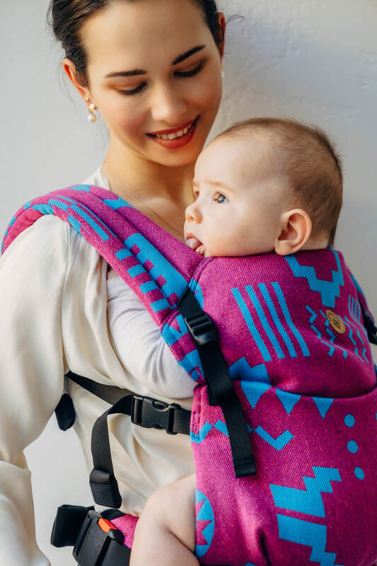 LennyLight Carrier, jacquard weave (56% merino wool, 27% combed cotton, 17% noil silk) - EXPERIMENT no. 36 - Woven Baby Standard   lenny_light    #