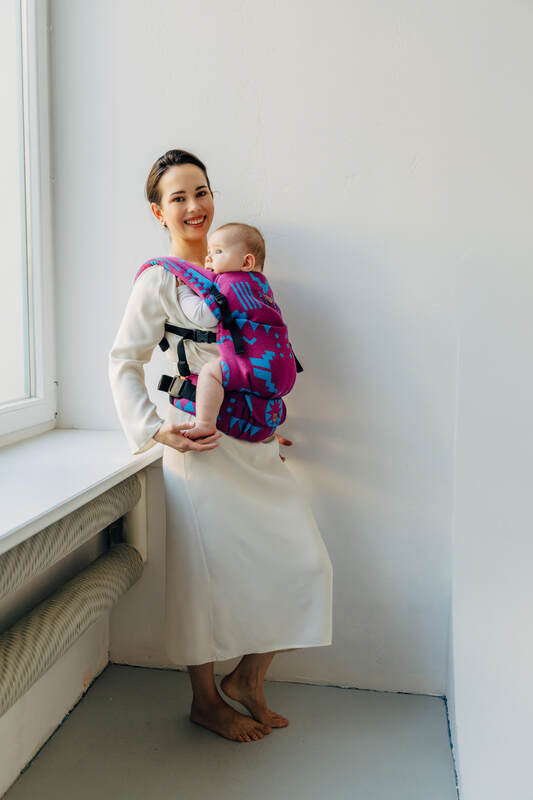 LennyLight Carrier, jacquard weave (56% merino wool, 27% combed cotton, 17% noil silk) - EXPERIMENT no. 36 - Woven Baby Standard   lenny_light    #
