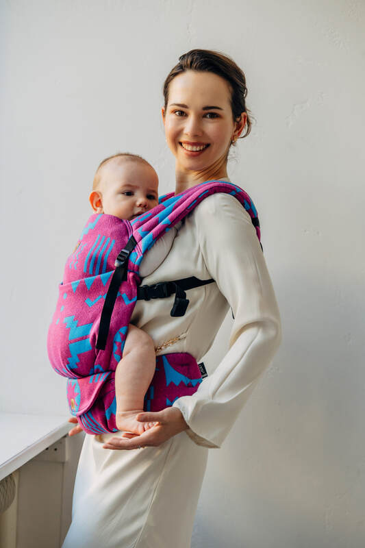 LennyLight Carrier, jacquard weave (56% merino wool, 27% combed cotton, 17% noil silk) - EXPERIMENT no. 36 - Woven Baby Standard   lenny_light    #
