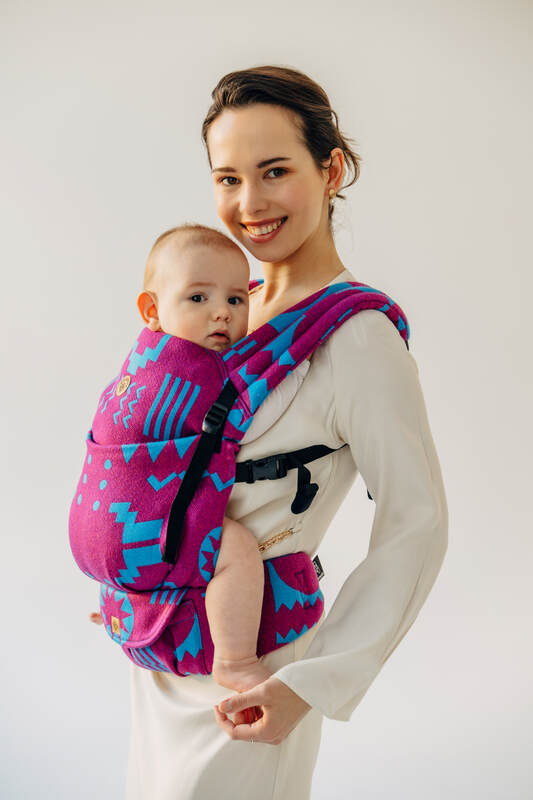 LennyLight Carrier, jacquard weave (56% merino wool, 27% combed cotton, 17% noil silk) - EXPERIMENT no. 36 - Woven Baby Standard   lenny_light    #