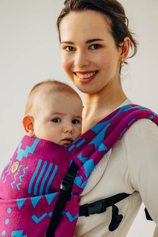 LennyLight Carrier, jacquard weave (56% merino wool, 27% combed cotton, 17% noil silk) - EXPERIMENT no. 36 - Woven Baby Standard   lenny_light    #
