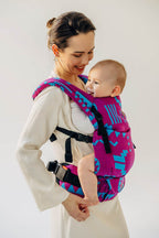 LennyLight Carrier, jacquard weave (56% merino wool, 27% combed cotton, 17% noil silk) - EXPERIMENT no. 36 - Woven Baby Standard   lenny_light    #
