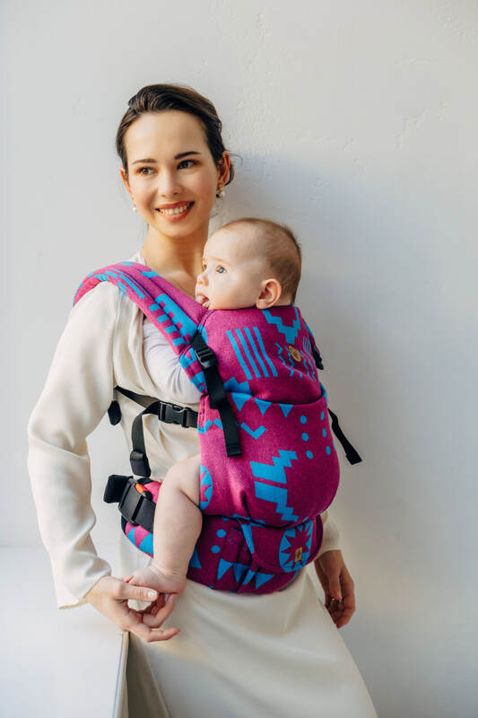 LennyLight Carrier, jacquard weave (56% merino wool, 27% combed cotton, 17% noil silk) - EXPERIMENT no. 36 - Woven Baby Standard   lenny_light    #